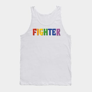 Fighter Pride Shirt (Rainbow) Tank Top